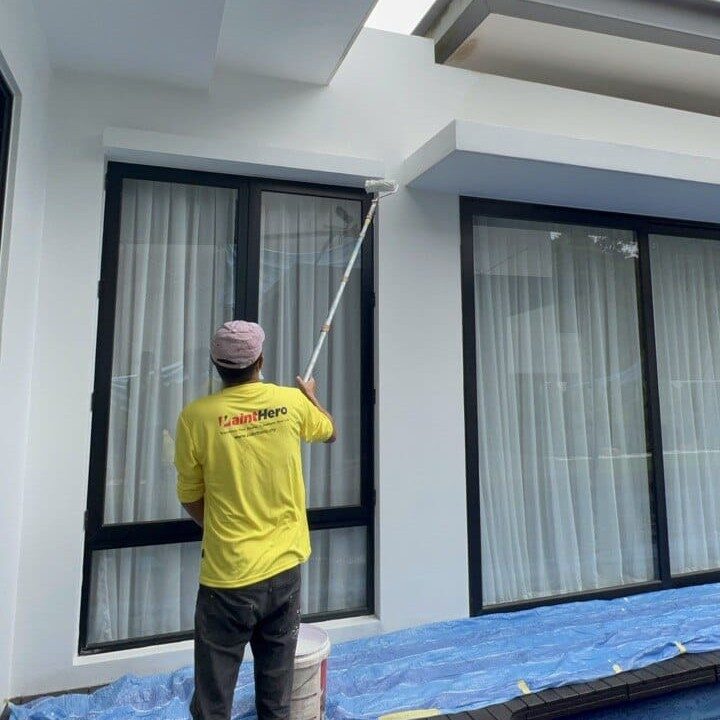 Exterior wall and ceiling painting